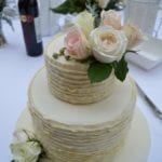 St Andrews Hotel Cake and Flower arrangement